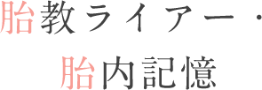 胎教ライアー・胎内記憶